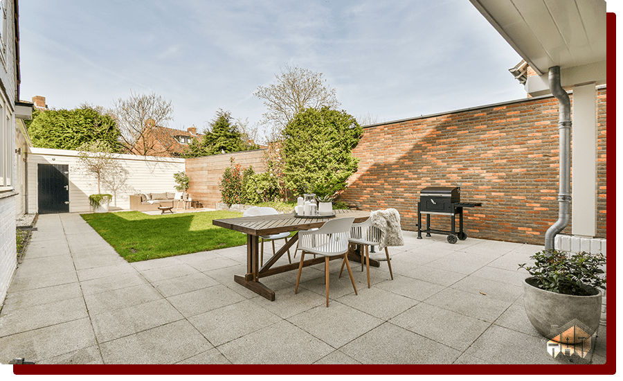 an exterior shot for a patio an exterior shot of a patio milestone